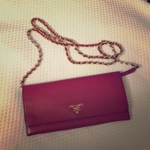 Authentic Prada wallet/ satchel